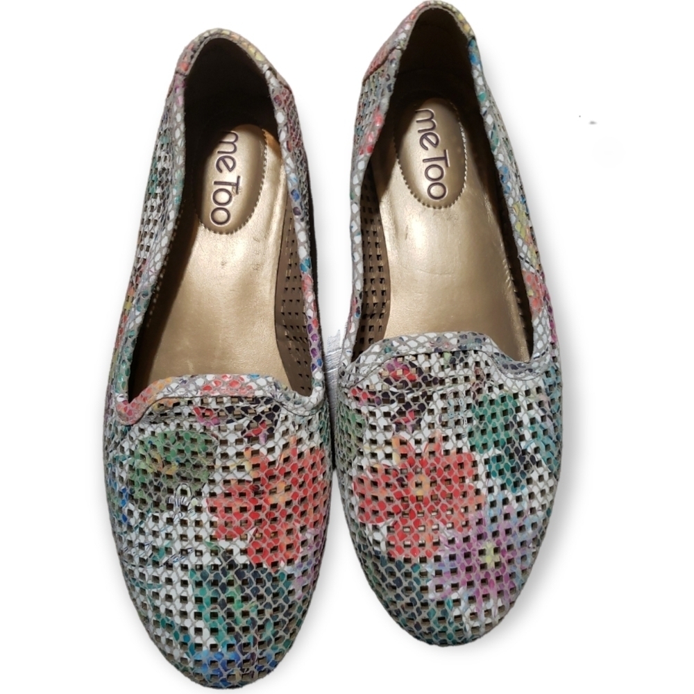 Me Too Multicolored Leather Flat Shoe size 7